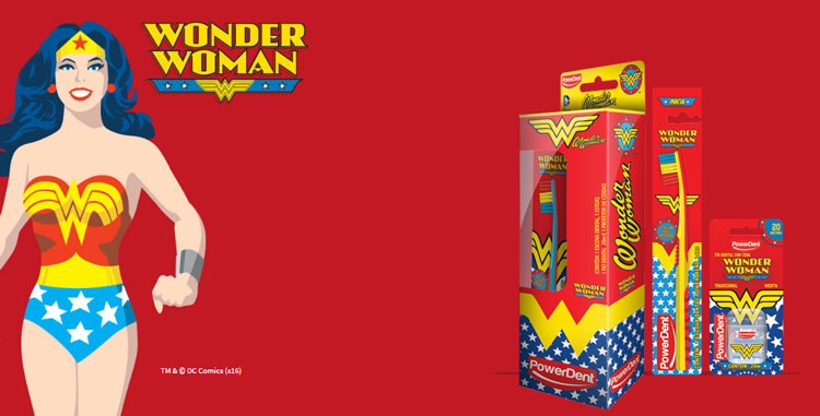 Kit de higiene bucal Wonder Woman