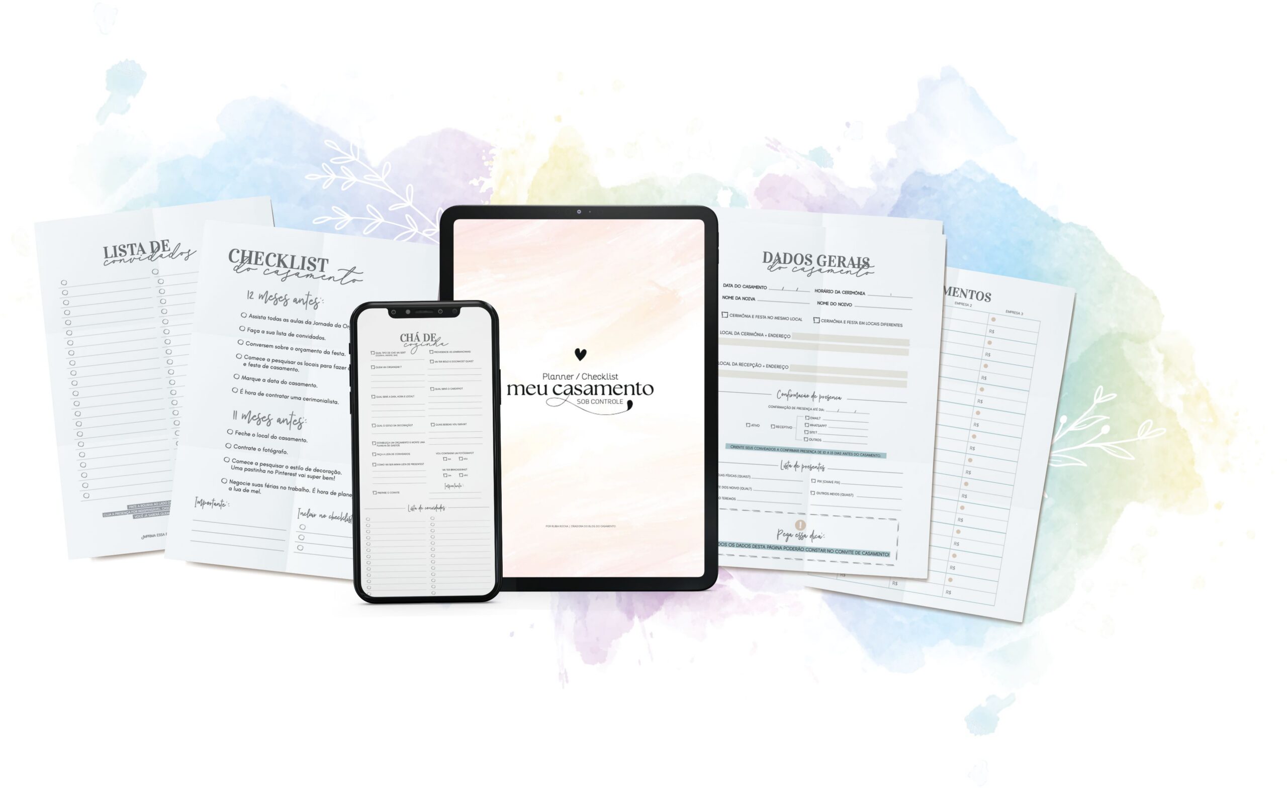 planner dos noivos, como planejar com casamento, passo a passo
