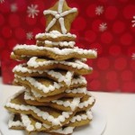 Árvore natalina de biscoitos