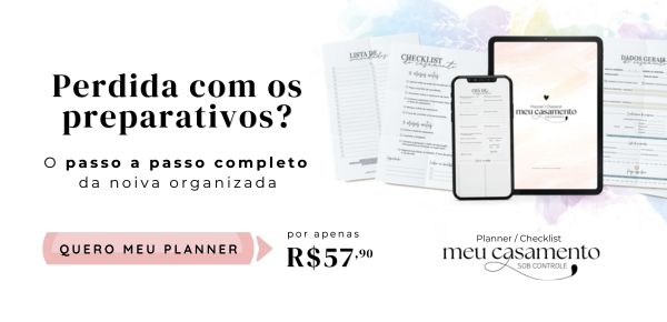 Curso de noivos, como planejar o casamento, planner , passo a passo para organizar o casamento
