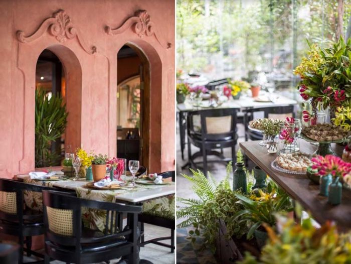 Inspiração de decoração para noivado/casamento em Restaurante