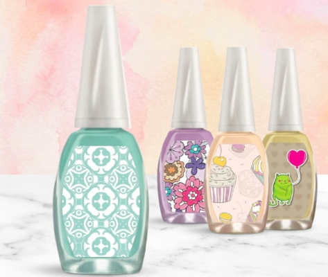 olde de esmalte para editar e imprimir em casa