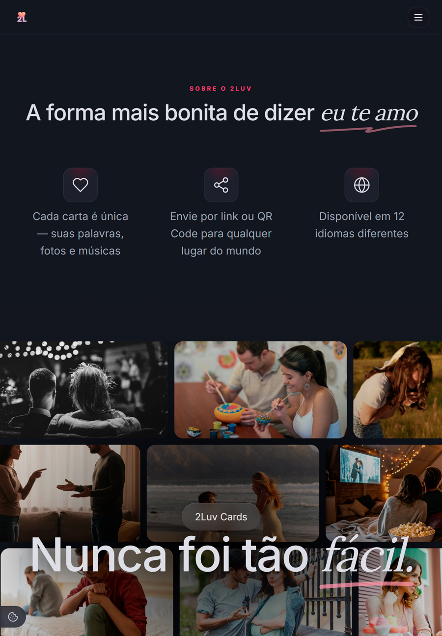 Casal olhando juntos para a tela de um celular, compartilhando um momento de nostalgia e carinho ao relembrar memórias do relacionamento