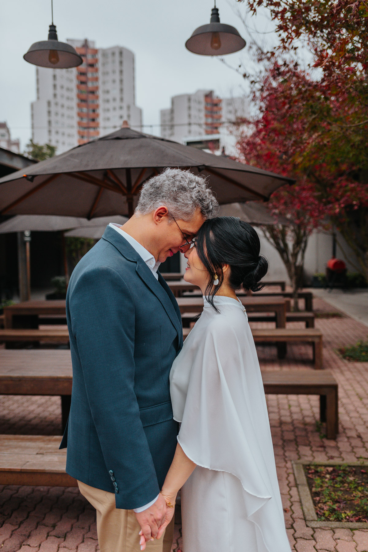 ensaio de casal em Curitiba - pós wedding casamento civil no Cartório do Portão