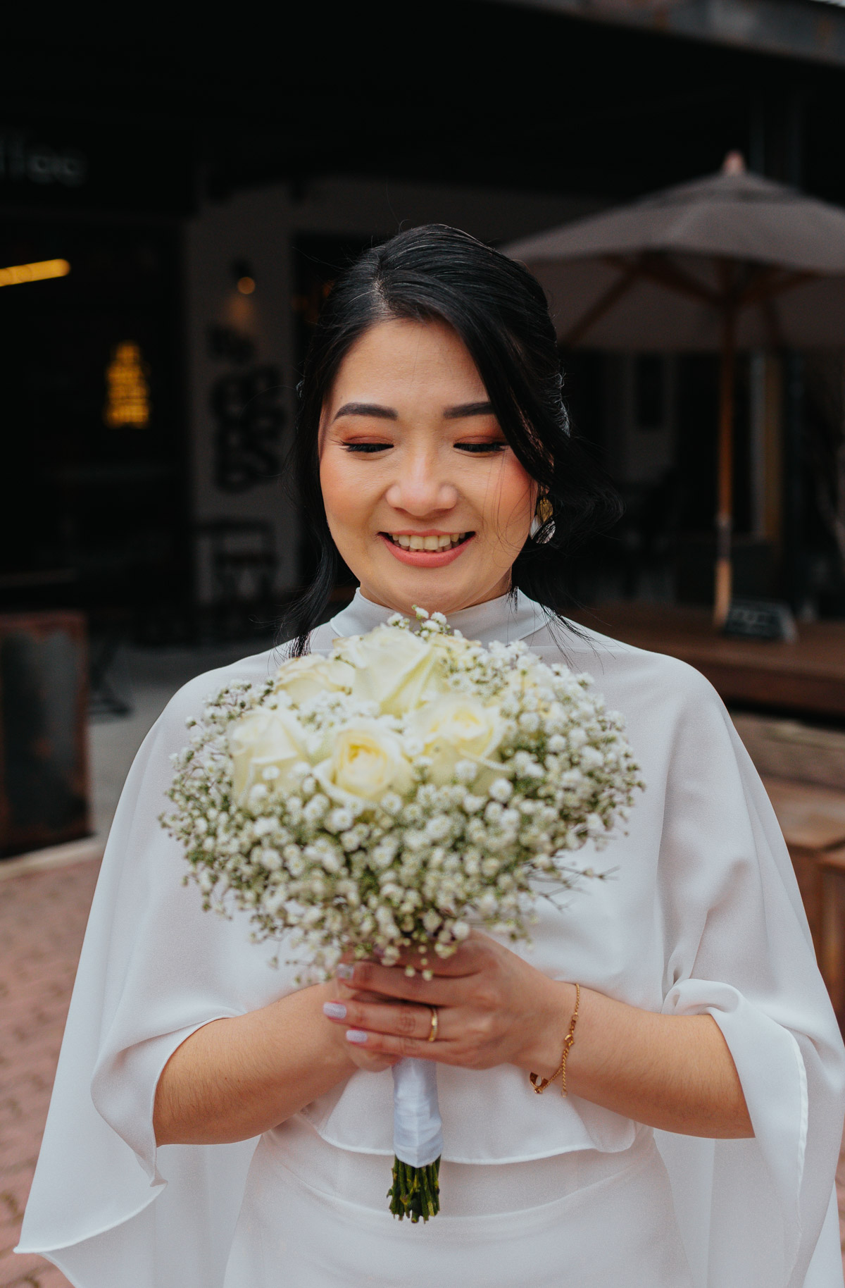 maquiagem de noiva japonesa - casamento civil em Curitiba