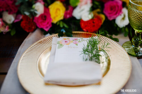 menu de casamento para mesa posta de festa de casamento