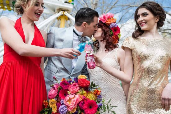 Casamento no Parque de Diversões: Uma Celebração de Amor e Diversão!