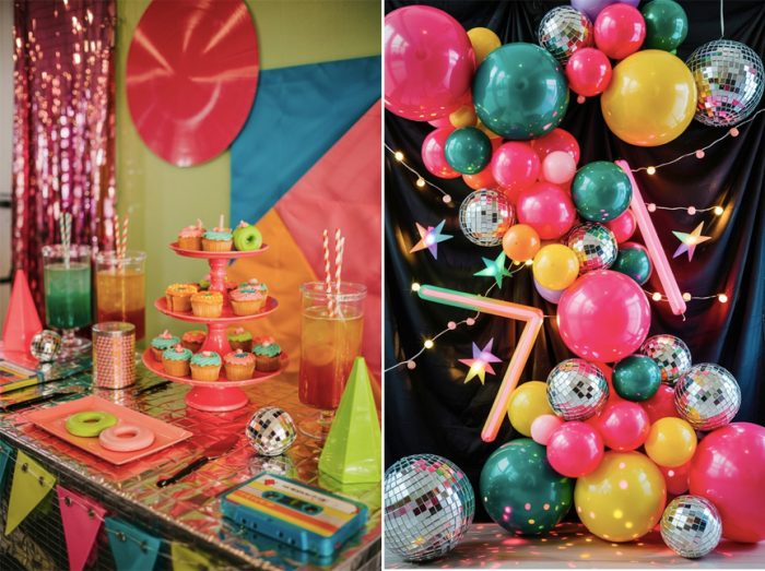 decoracao de festa anos 80