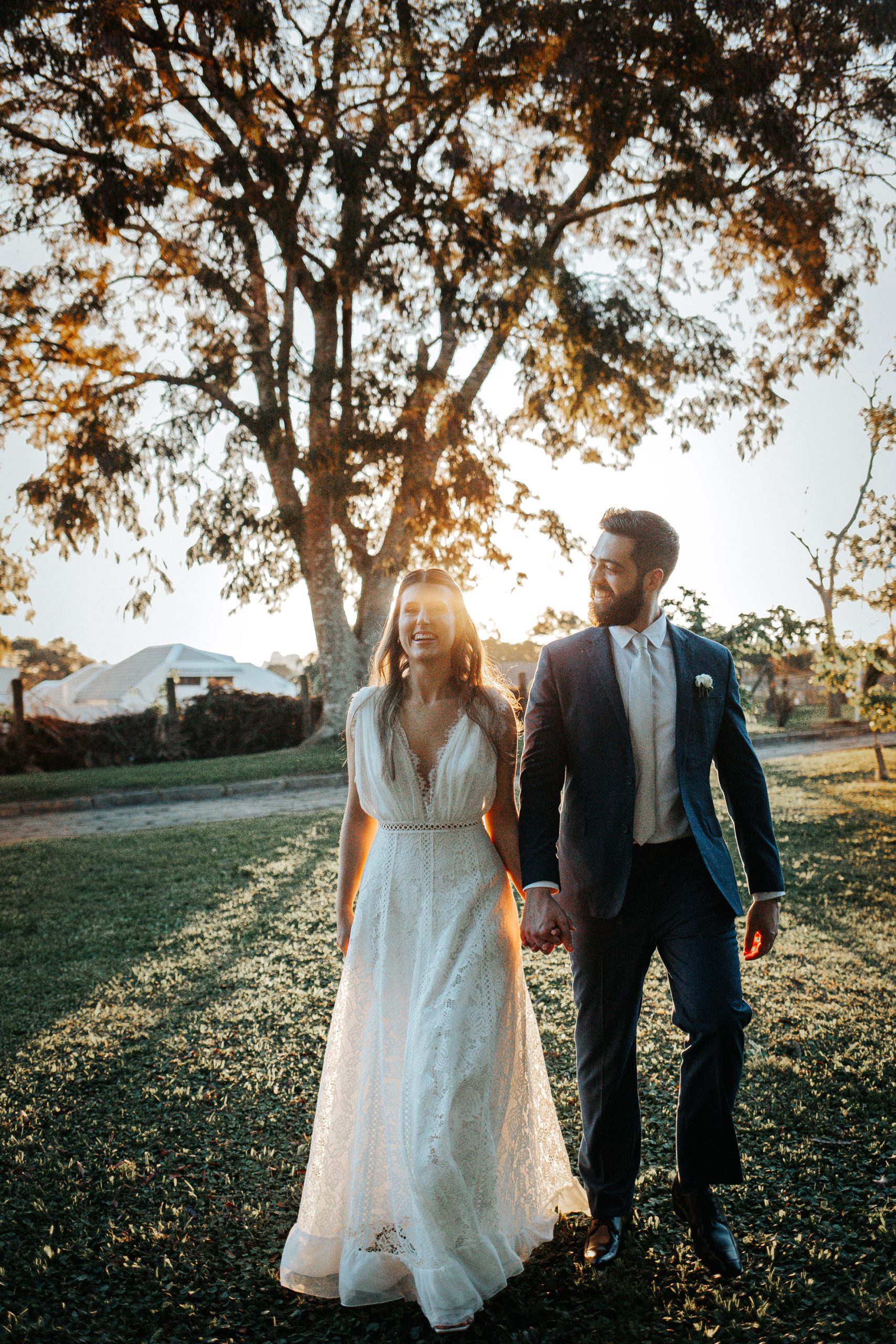 Pós wedding no fim da tarde em Curitiba, após cerimônia de casamento religioso