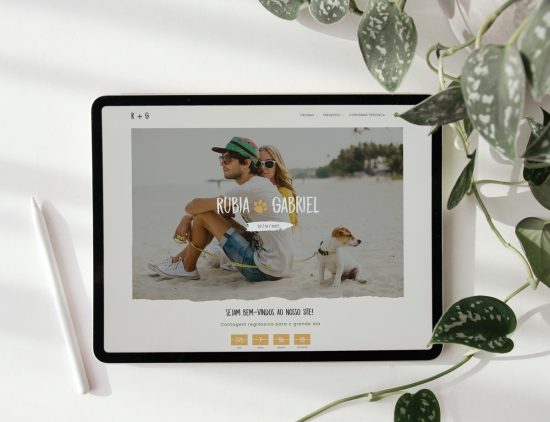 Site de casamento: Lista de presentes em dinheiro, RSVP e informações num lugar só!